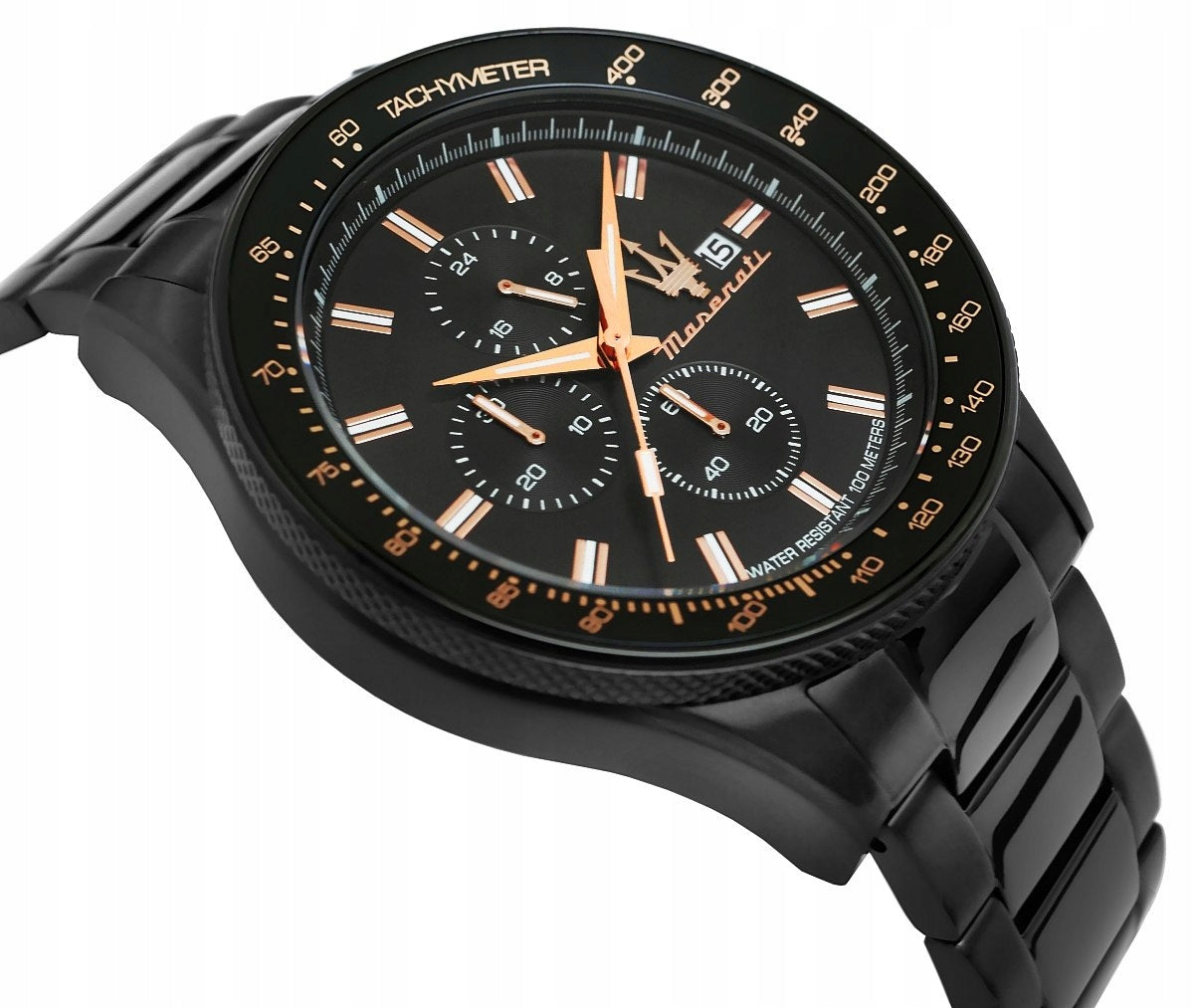MEN'S WATCH MASERATI SFIDA R8873640011 BLACK ORIGINAL + BOX Brand Maserati