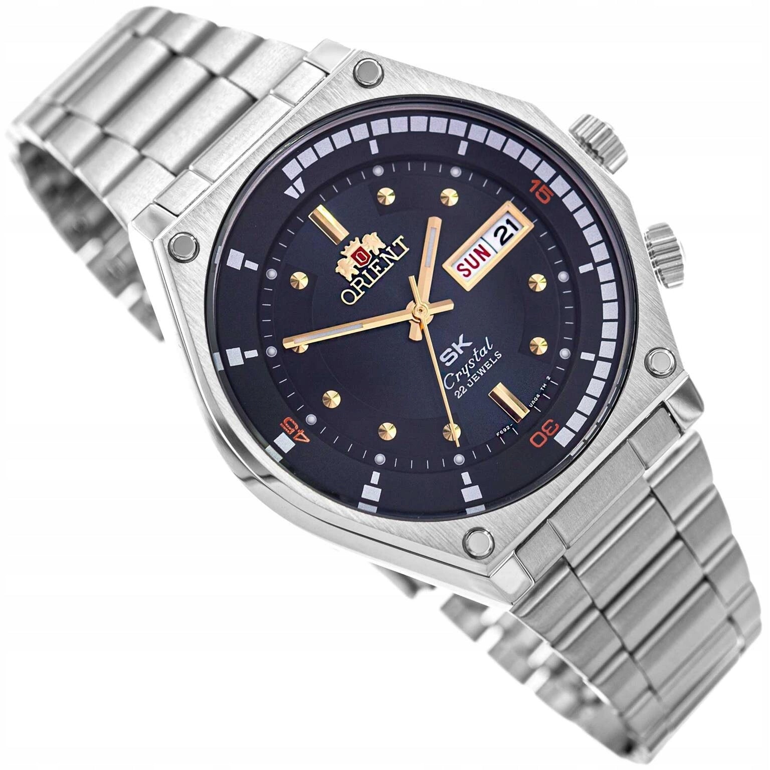 MEN'S WATCH ORIENT RA-AA0B03L39B NEO 70'S REVIVAL AUTOMATIC SILVER DATE