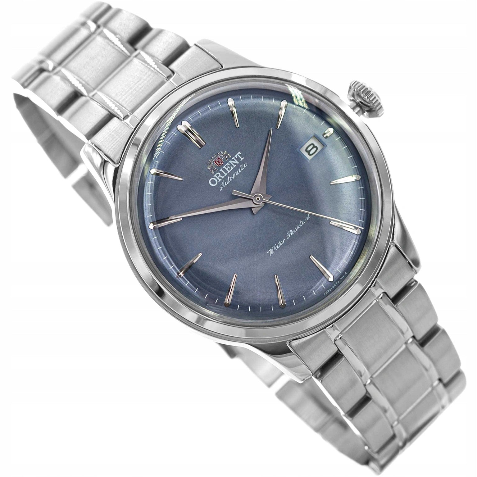 MEN'S WATCH ORIENT RA-AC0M10L30B BAMBINO AUTOMATIC SILVER ON BRACELET