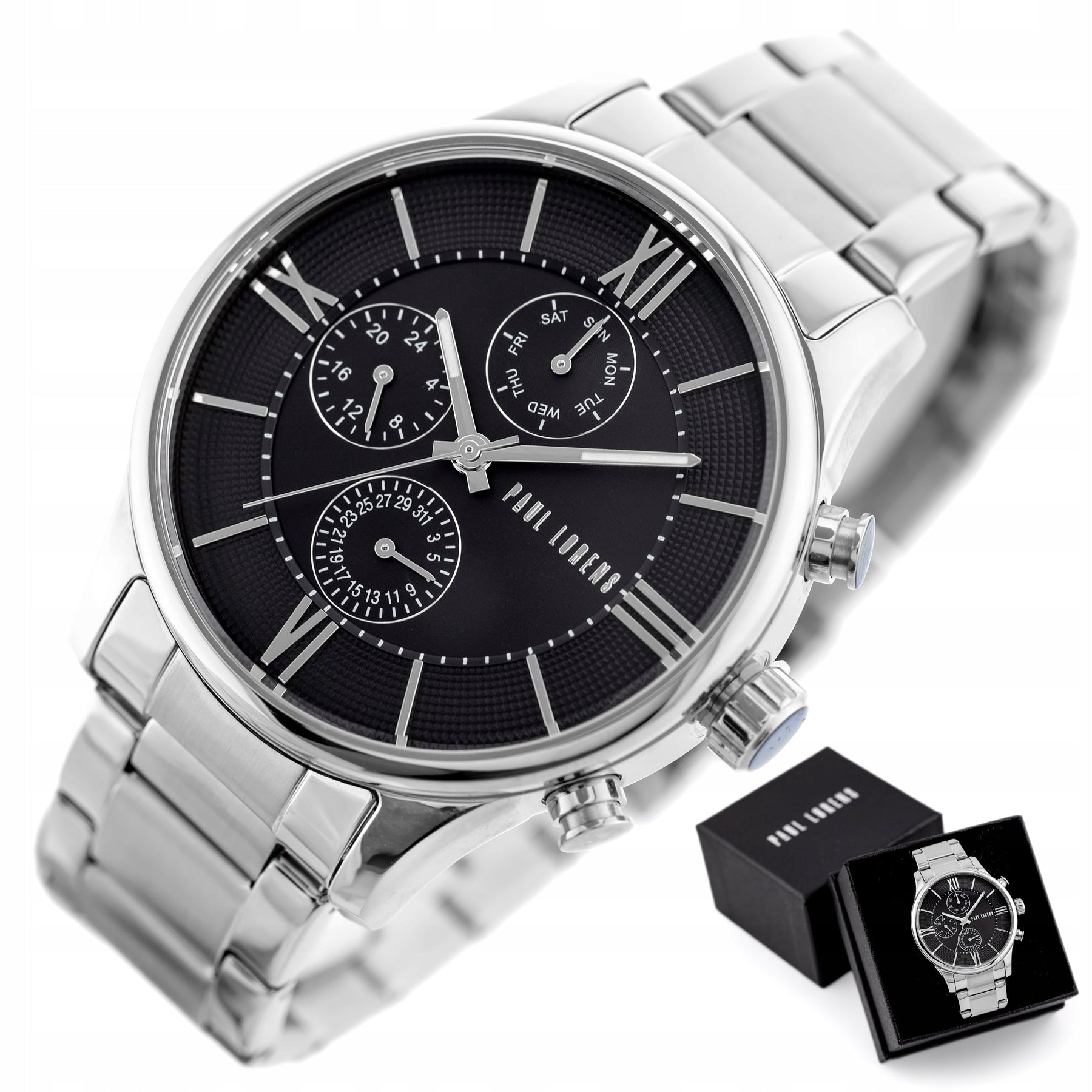 MEN'S WATCH PAUL LORENS EXCLUSIVE +GRAVER CHRONOGRAPH GIFT SET