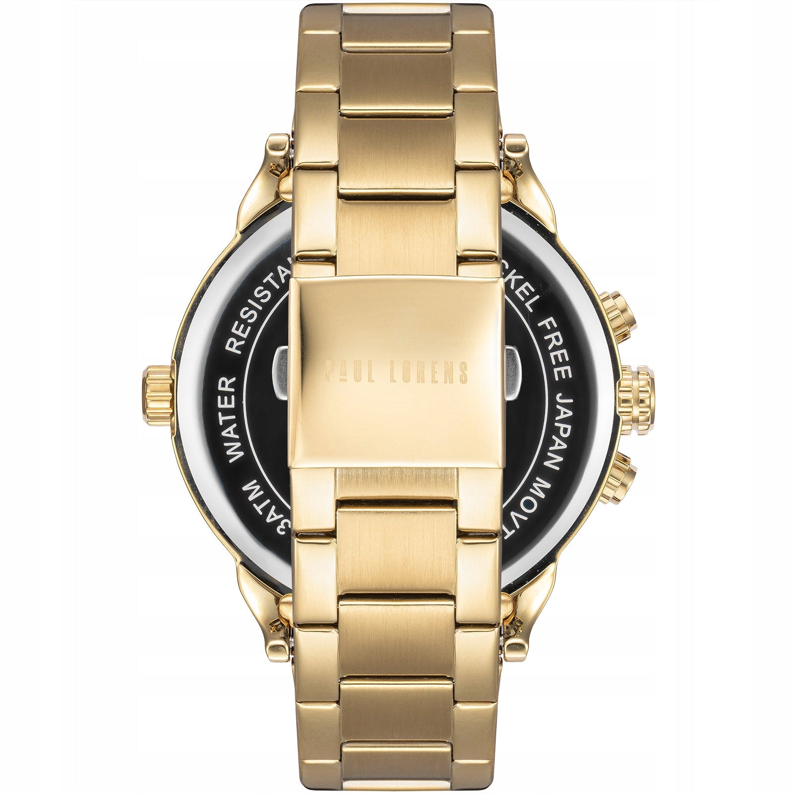 MEN'S WATCH PAUL LORENS - PL20021B-1D1 + BOX + ENGRAVING Packaging status original