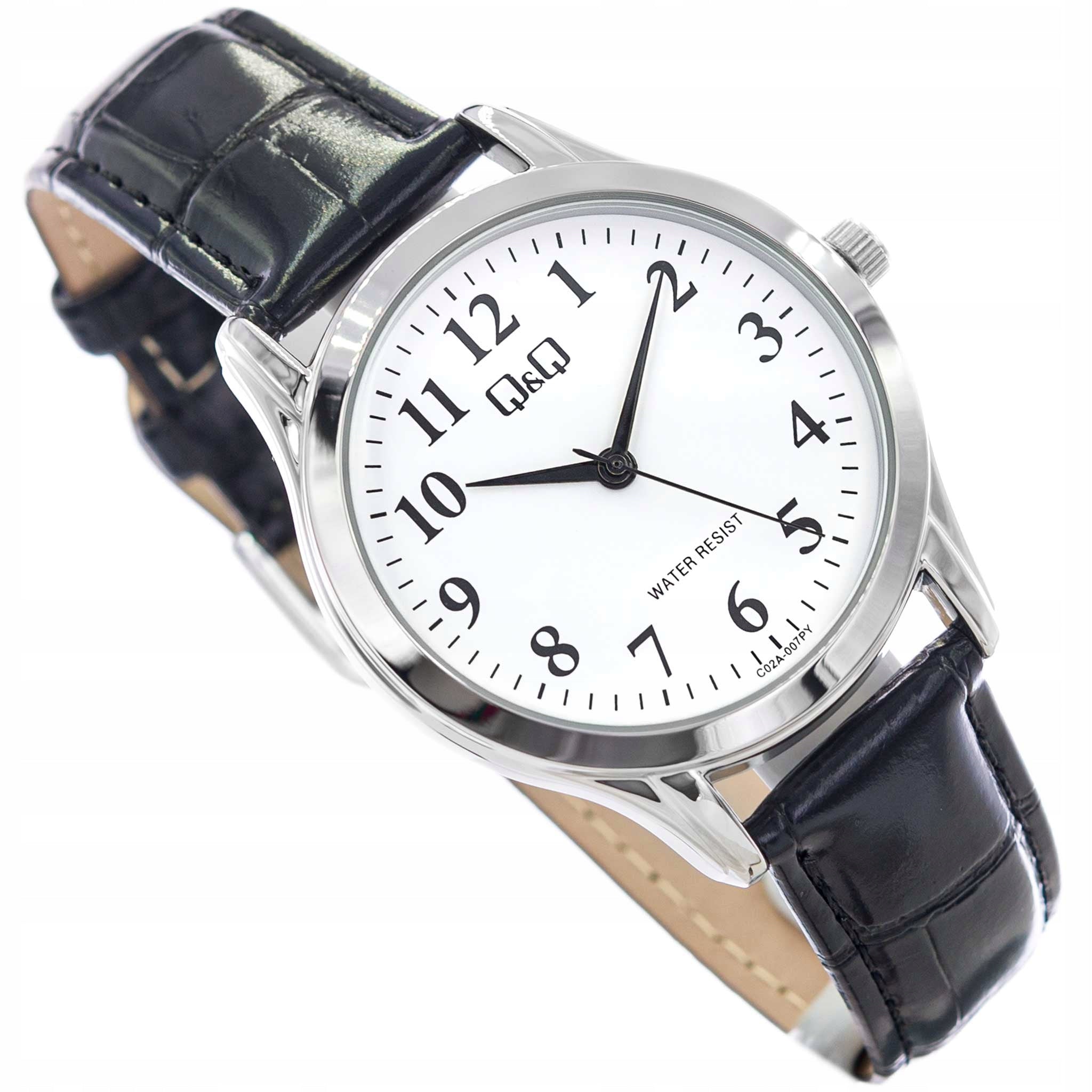 MEN'S WATCH Q&Q C02A-007PY READABLE ECO-LEATHER