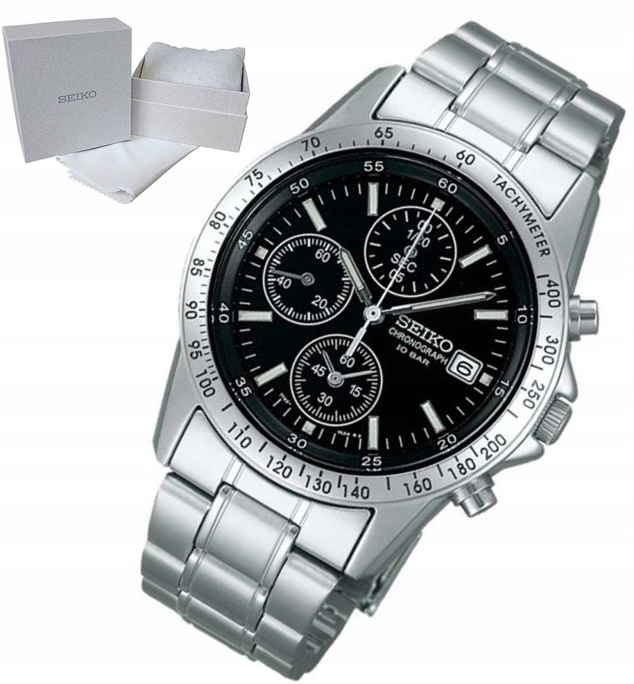 MEN'S WATCH SEIKO SPORTS CHRONOGRAPH SBTQ041 + BOX