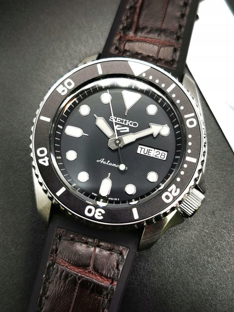 MEN'S WATCH SEIKO SRPD55K2 + BOX Packaging status original