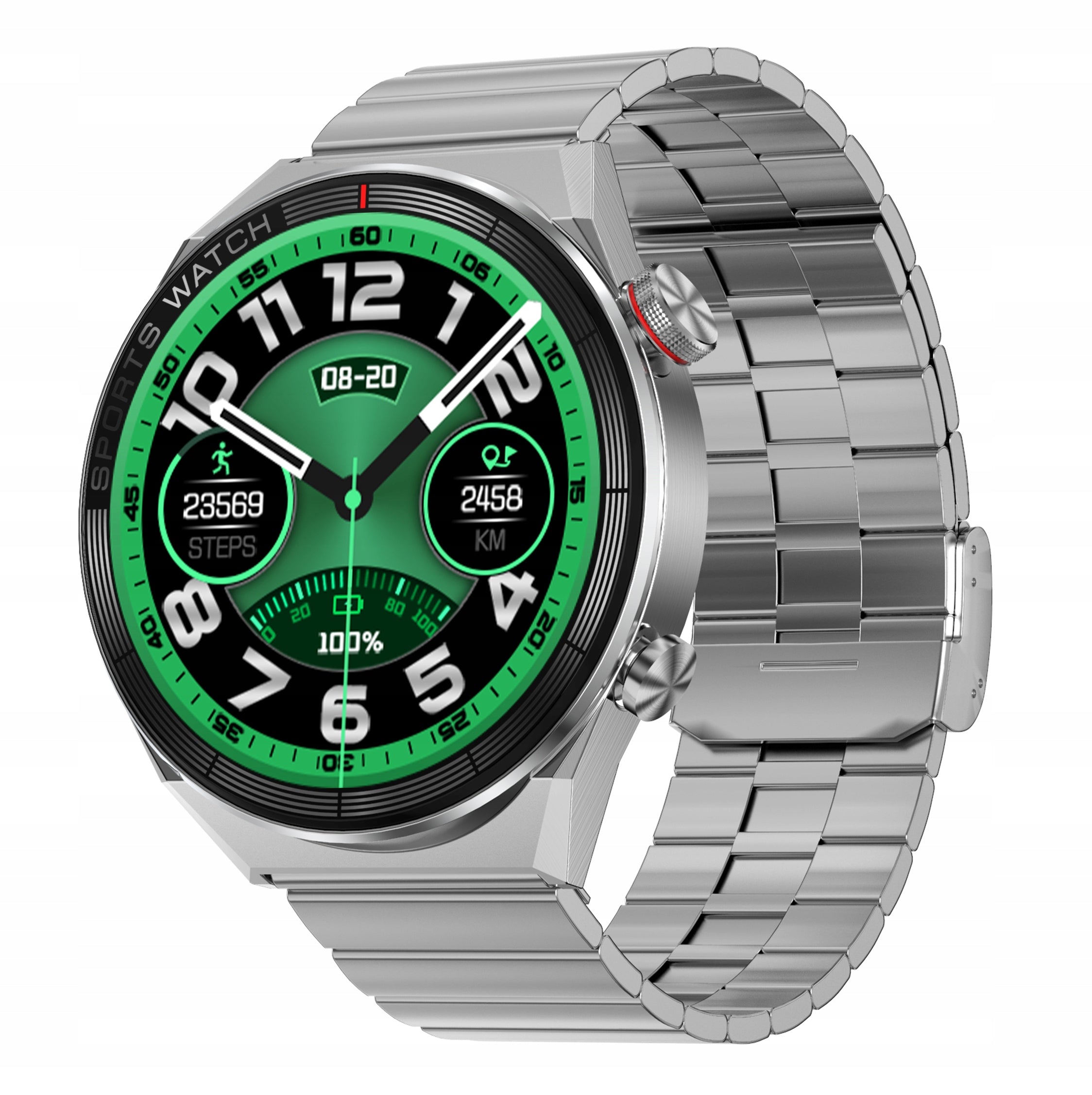 MEN'S WATCH SMARTWATCH 454px ECG BLOOD PRESSURE MONITOR PULSE CONVERSATION POLISH MENU Manufacturer code 17121885