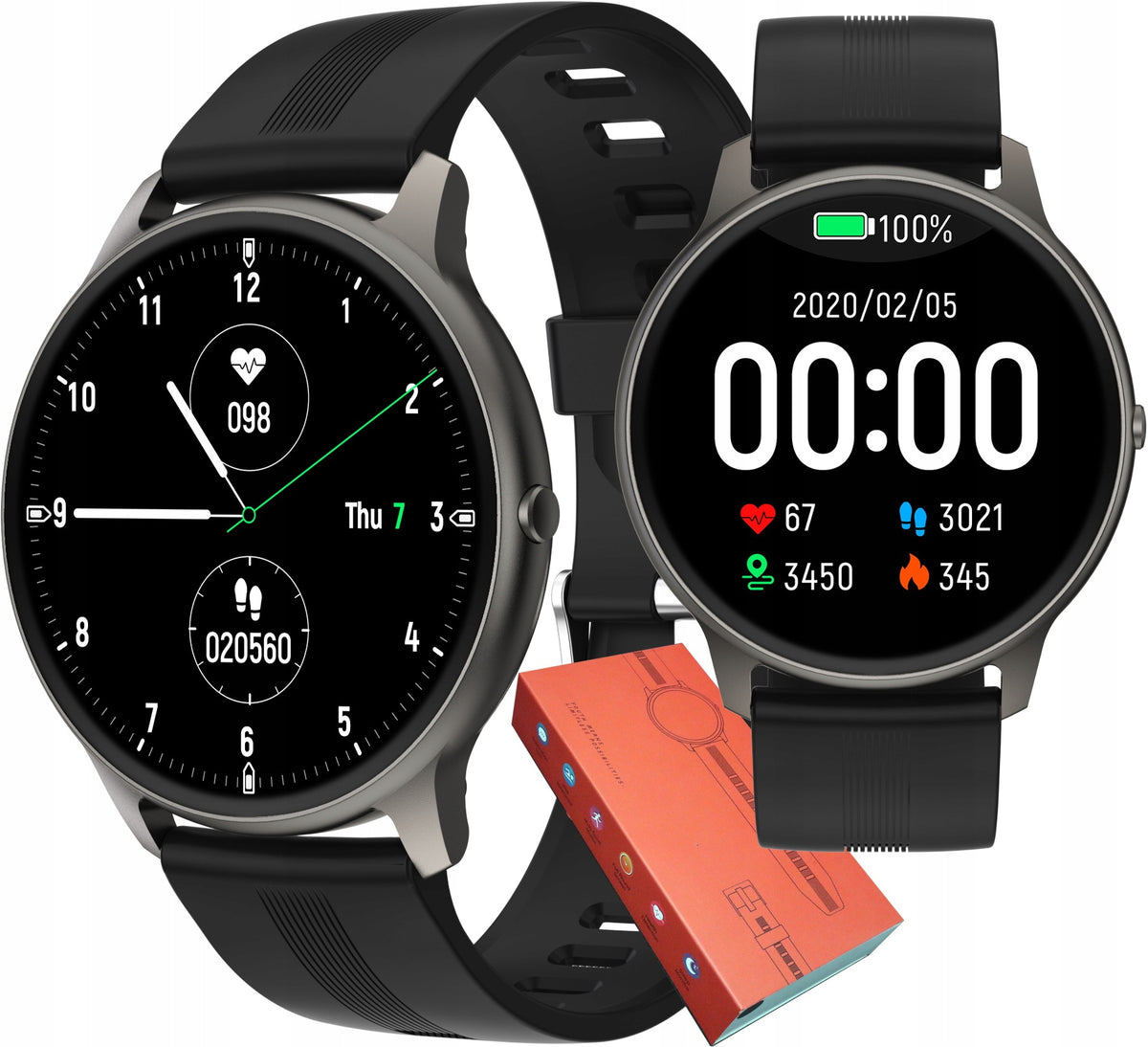 MEN'S WATCH SMARTWATCH HEART RATE MONITOR