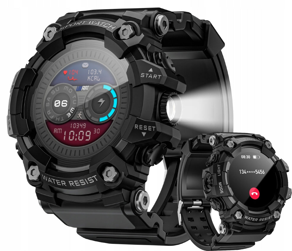 MEN'S WATCH SMARTWATCH LOKMAT GT WATERPROOF TALK PRESSURE PL MENU