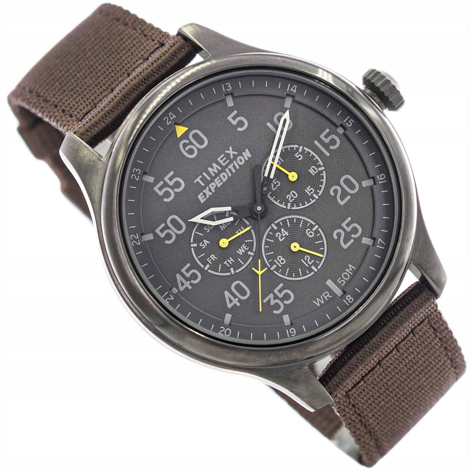 MEN'S WATCH TIMEX TW4B30900 EXPEDITION BROWN ON MULTIDATA STRAP