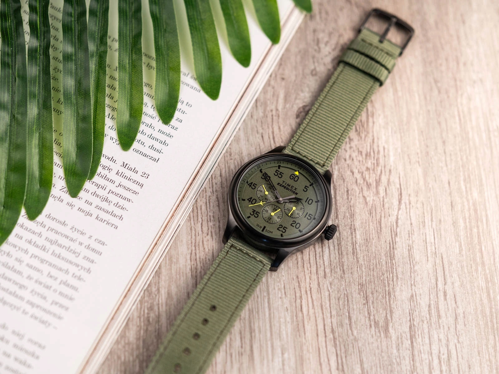 MEN'S WATCH TIMEX TW4B31000 EXPEDITION GREEN ON MULTIDATA STRAP Brand Timex