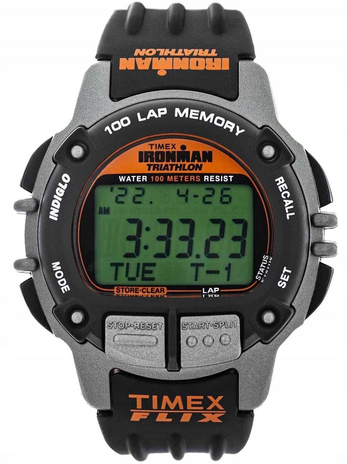 MEN'S WATCH TIMEX TW5M63200 IRONMAN TIMER 100M Brand Timex