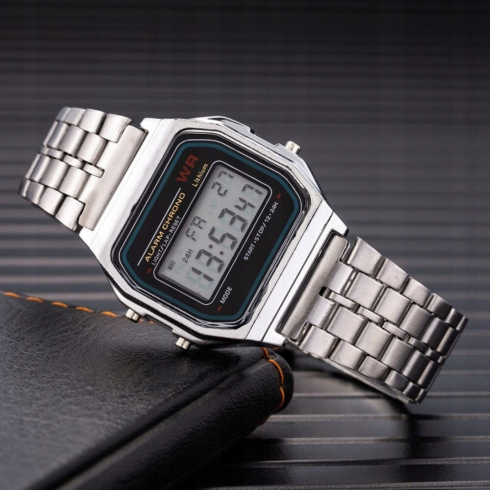 MEN'S WATCH VINTAGE ELECTRONIC RETRO CLASSIC STYLISH GENEVA GIFT Kind digital