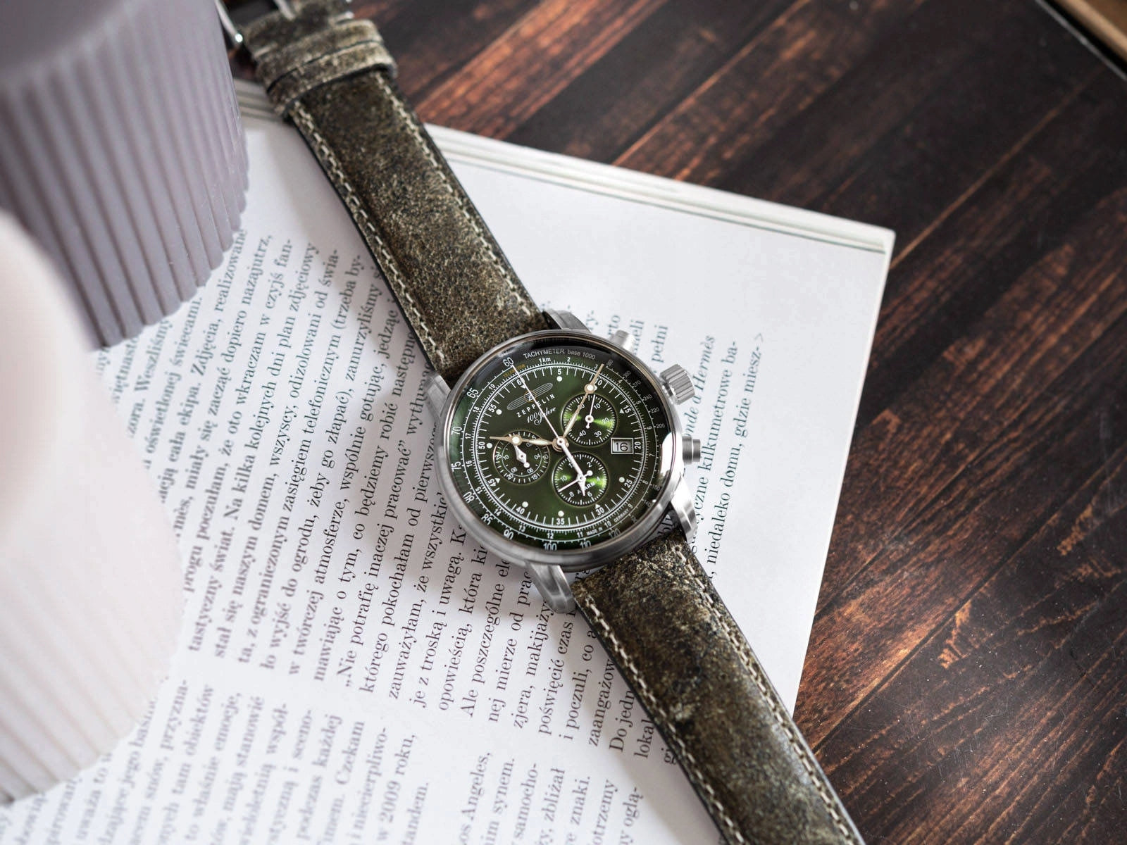 MEN'S WATCH ZEPPELIN 8680-4 100 JAHRE ALARM Brand Zeppelin
