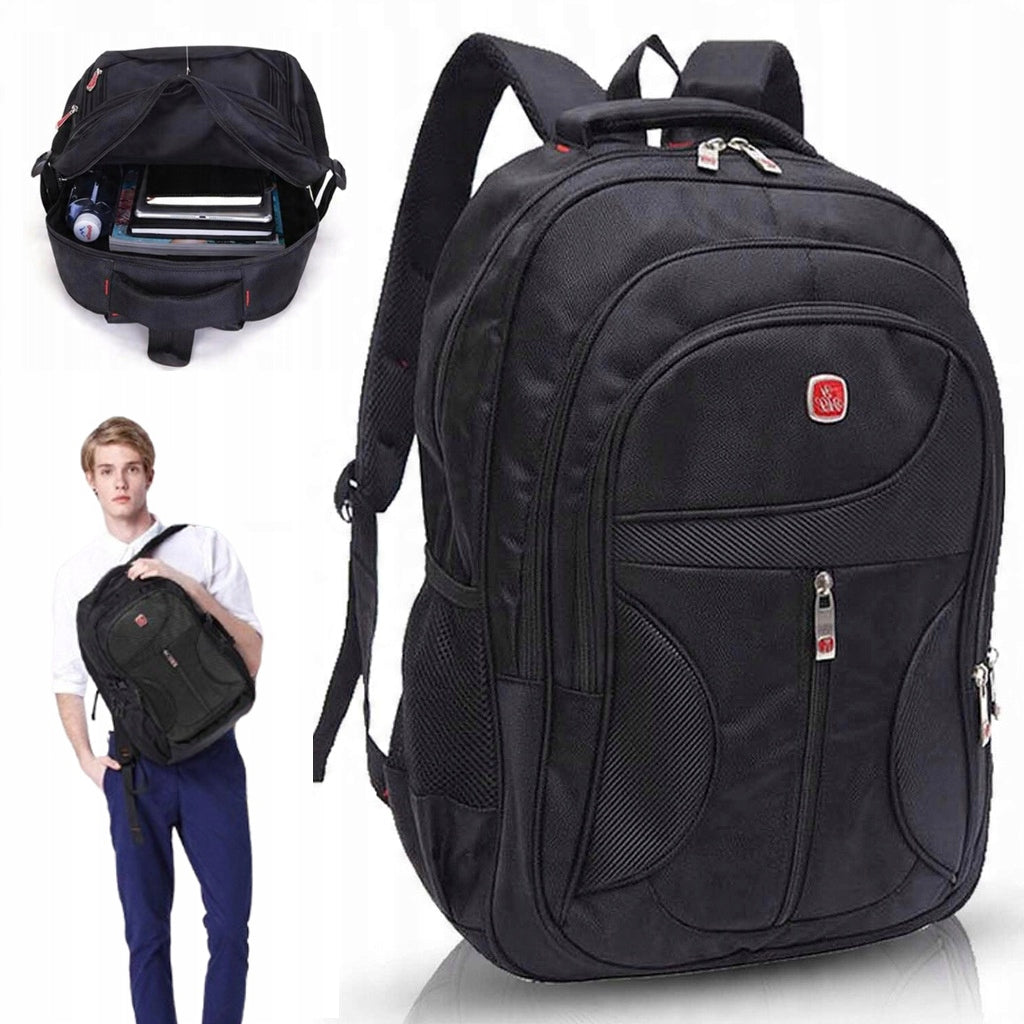 MEN'S WEAR RESISTANT BOOK LAPTOP STORAGE Additional features with pockets