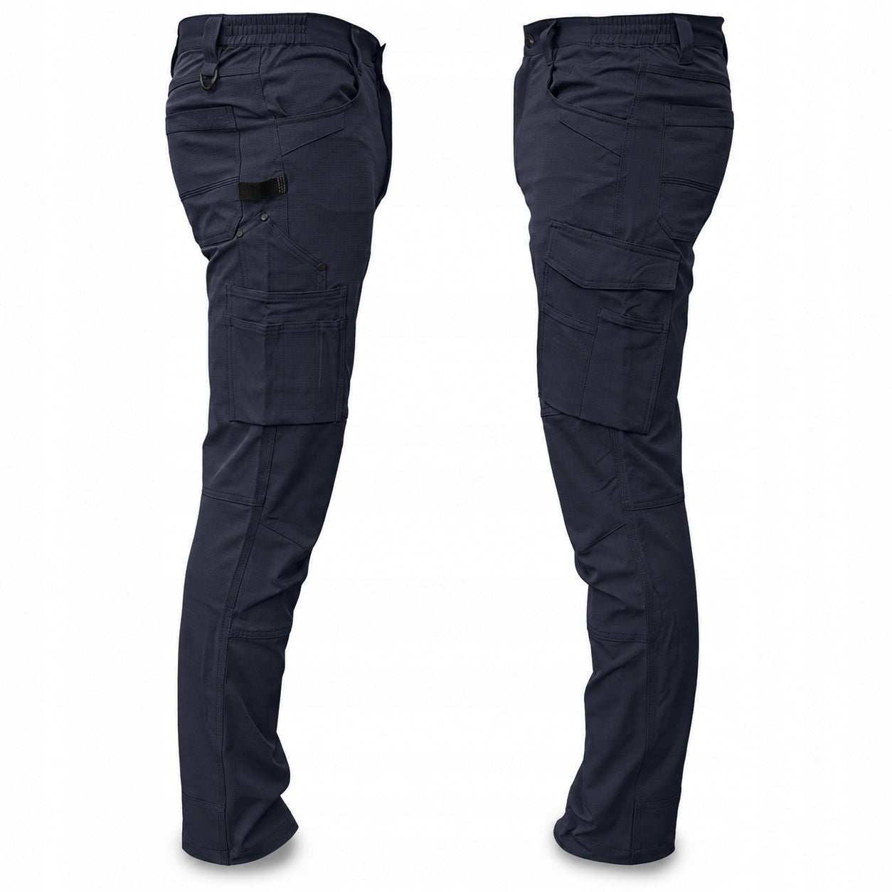 MEN'S WORK PANTS WAIST STRETCH SLIPPERS DURABLE RIPSTOP COMFORTABLE Brand FORINT