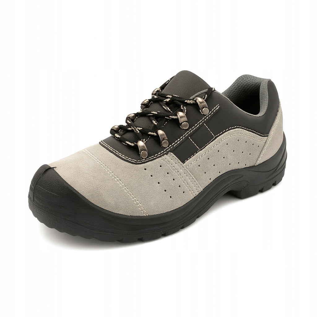 MEN'S WORK SHOES LIGHTWEIGHT LEATHER SAFETY SHOES WITH TOE CAP S1 R.40