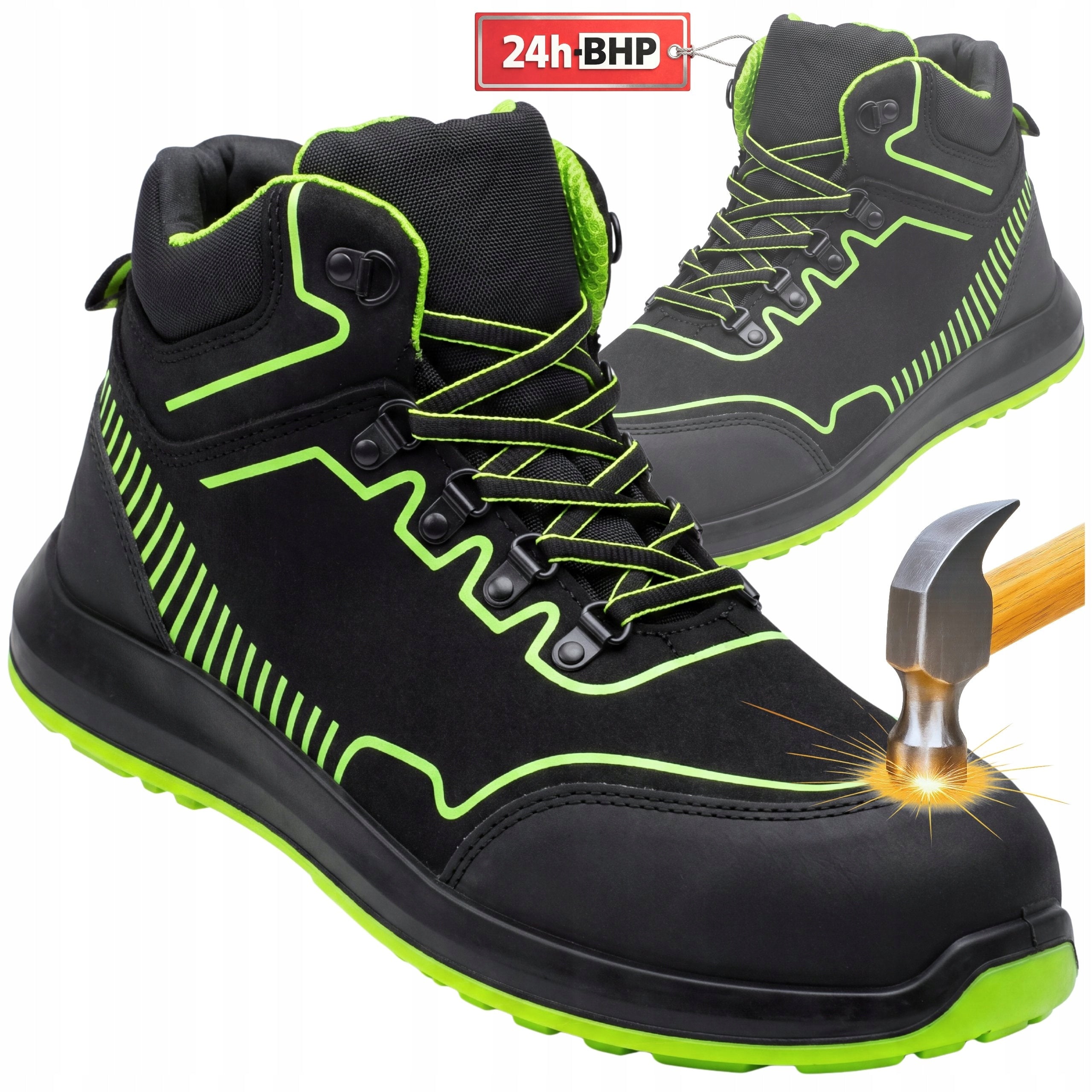 MEN'S WORK SHOES LIGHTWEIGHT STRONG BHP DURABLE WATERPROOF SHOE