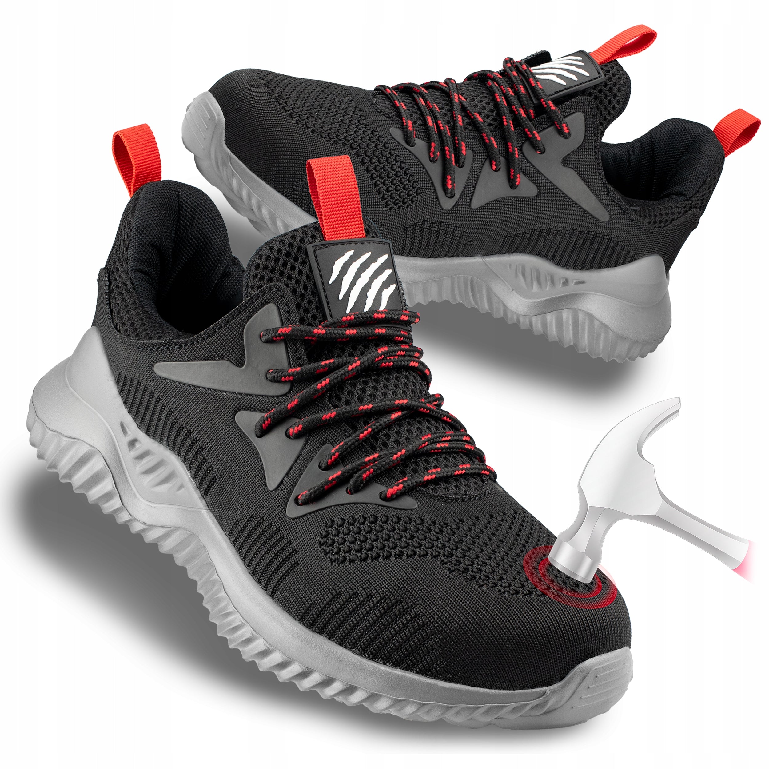 MEN'S WORK SHOES ULTRA LIGHT SAFETY SPORTS SHOES WITH TOE BHP SB