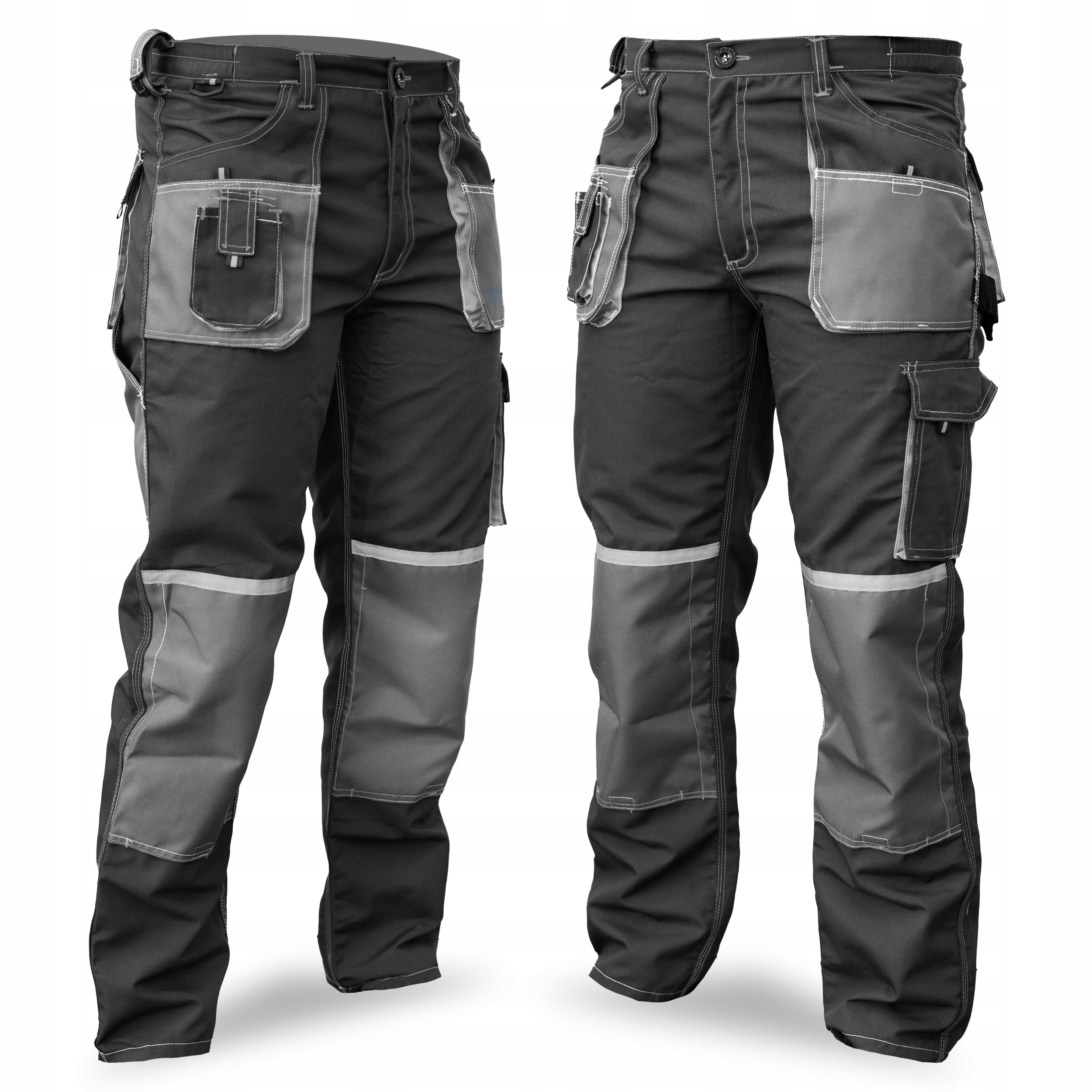 MEN'S WORK TROUSERS TO THE WAIST TRIPLE STITCHING REFLECTORS 9 POCKETS STRONG BHP Manufacturer code 5906667184624