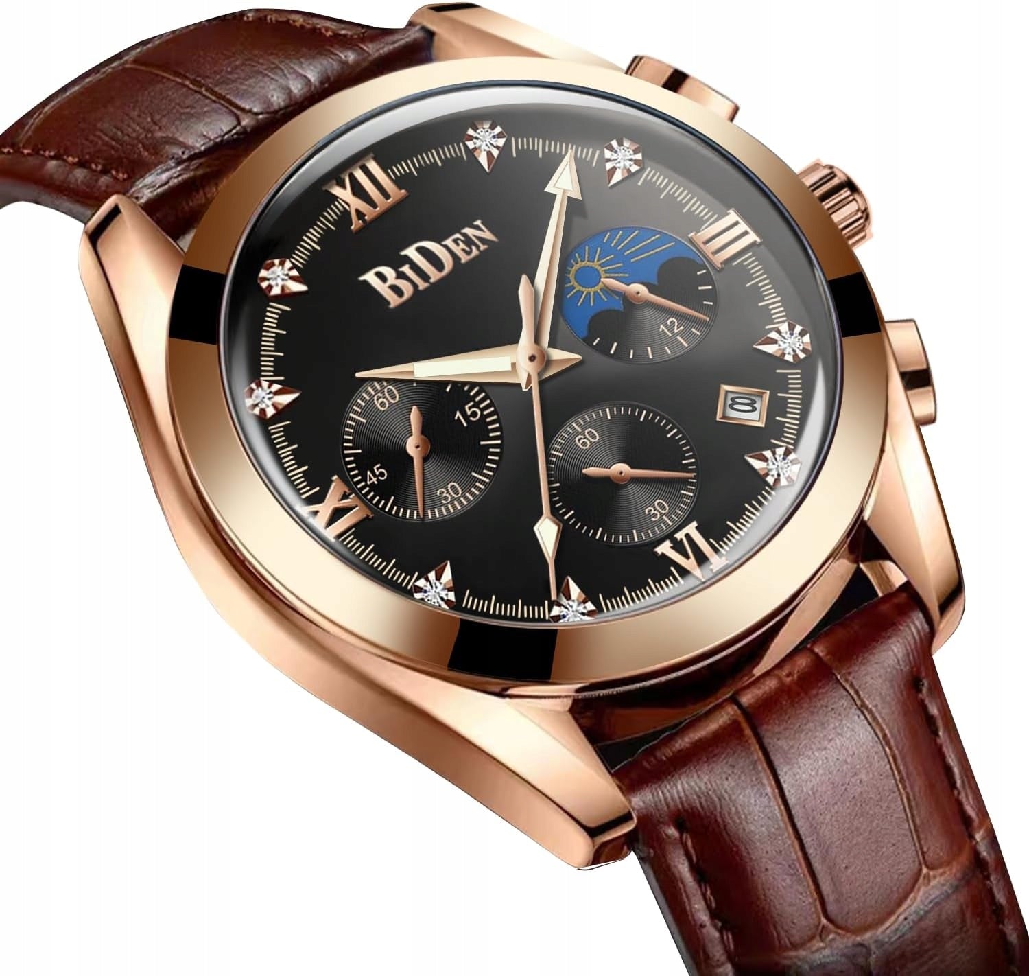 MEN'S WRISTWATCH ANALOG QUARTZ BUSINESS WATERPROOF DATE