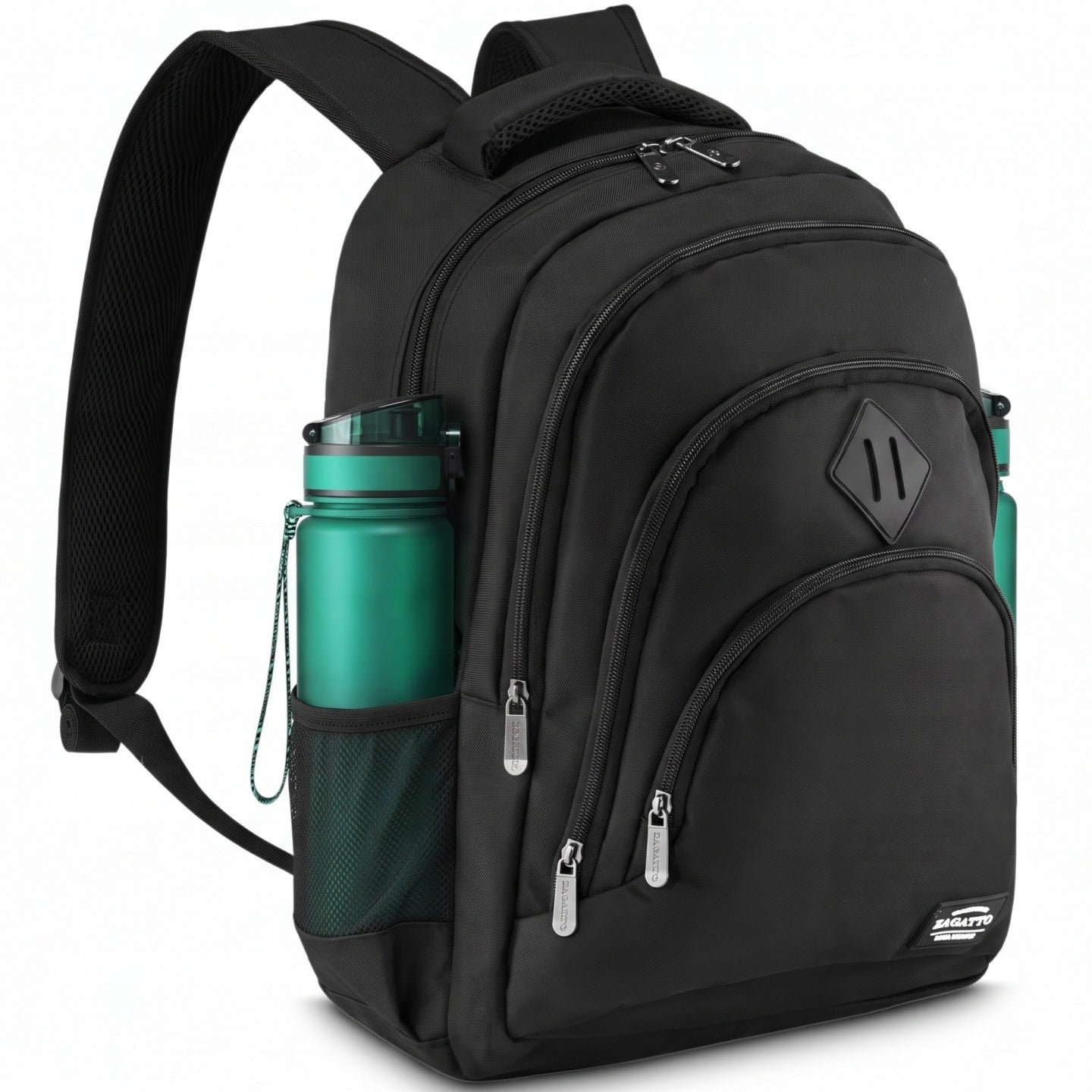 MEN'S YOUTH SCHOOL BACKPACK WITH LAPTOP POCKET 17" WATERPROOF Packaging status original