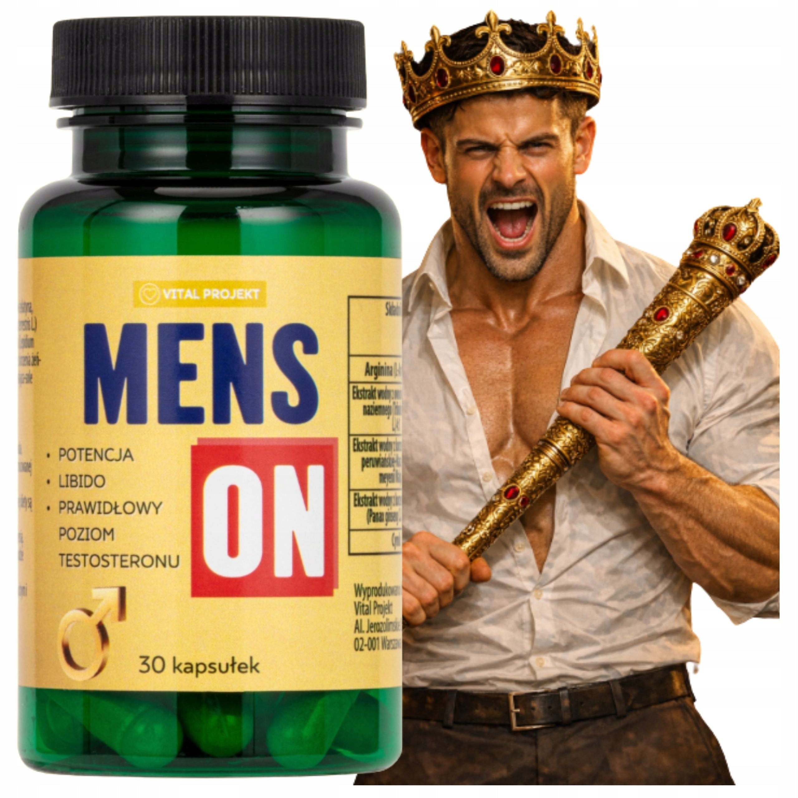MENSON TESTOSTERONE BOOSTER Potency Libido POWER ENHANCER Fatigue STRENGTH