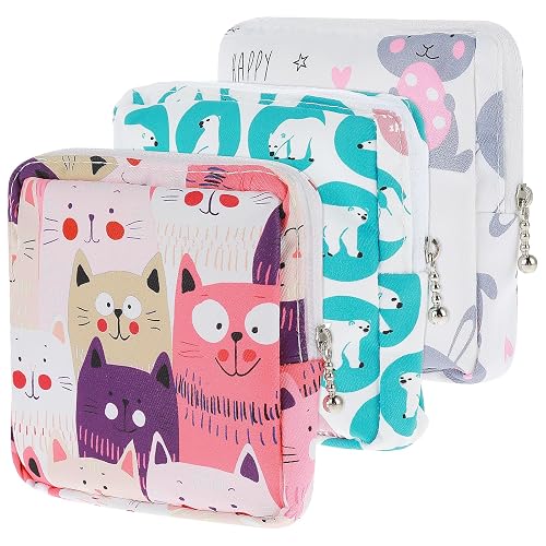 MENSTRUAL BAG COTTON WATERPROOF SANITARY NAPKIN ORGANIZER FOR
