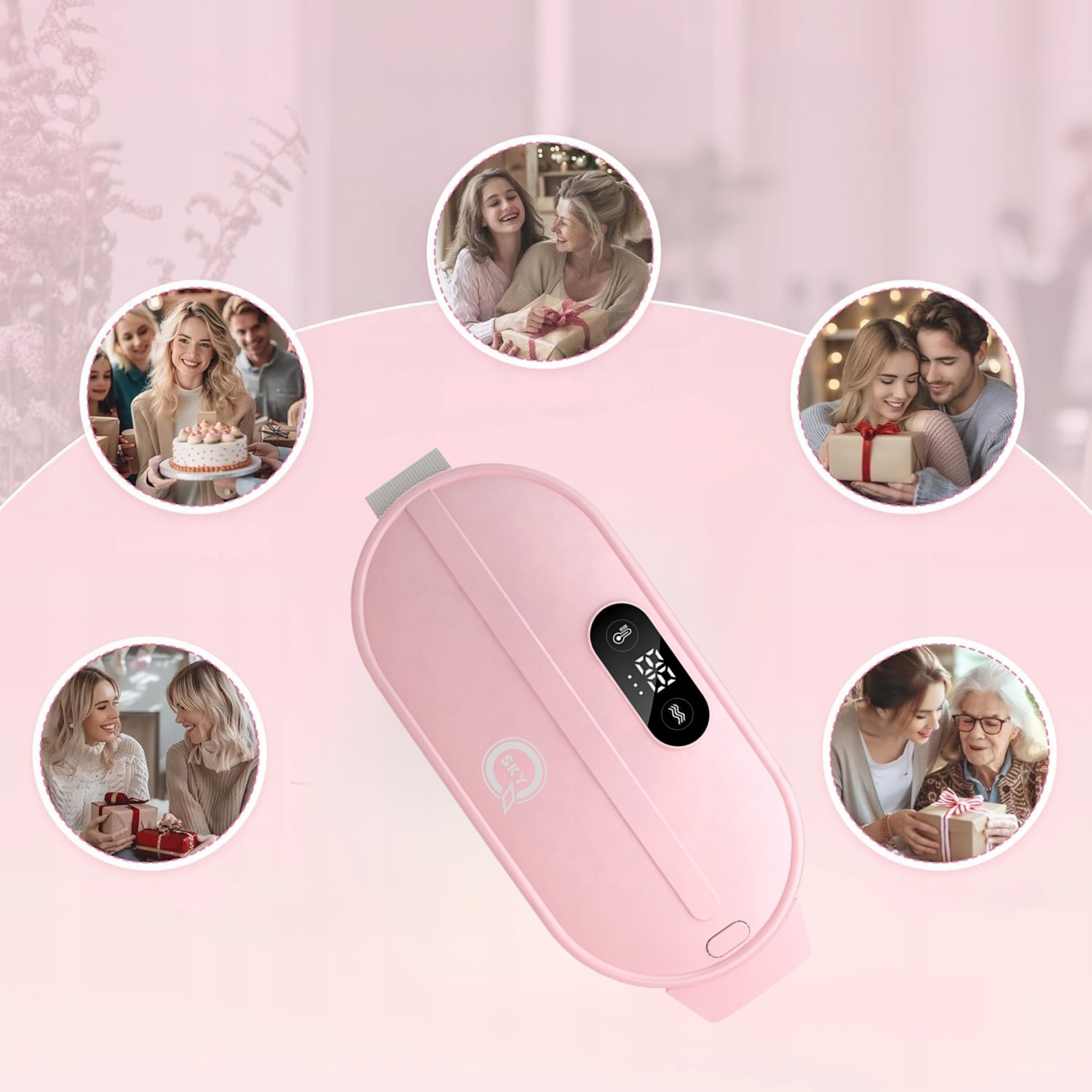 MENSTRUAL BELT FOR MENSTRUAL PAIN WARMING UP ORIGINAL Manufacturer code MASAŻER OGRZEWACZ NA BÓL BRZUCHA