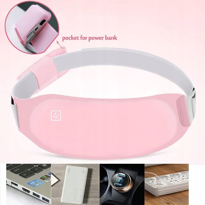 MENSTRUAL BELT HEATING PAD 6W FAKEFACE