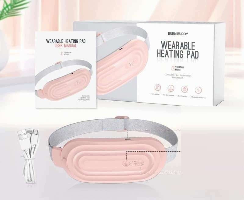MENSTRUAL HEATING BELT 3 HEATING MODES 3 BURN BUD MASSAGE MODES Manufacturer code FBA3000066