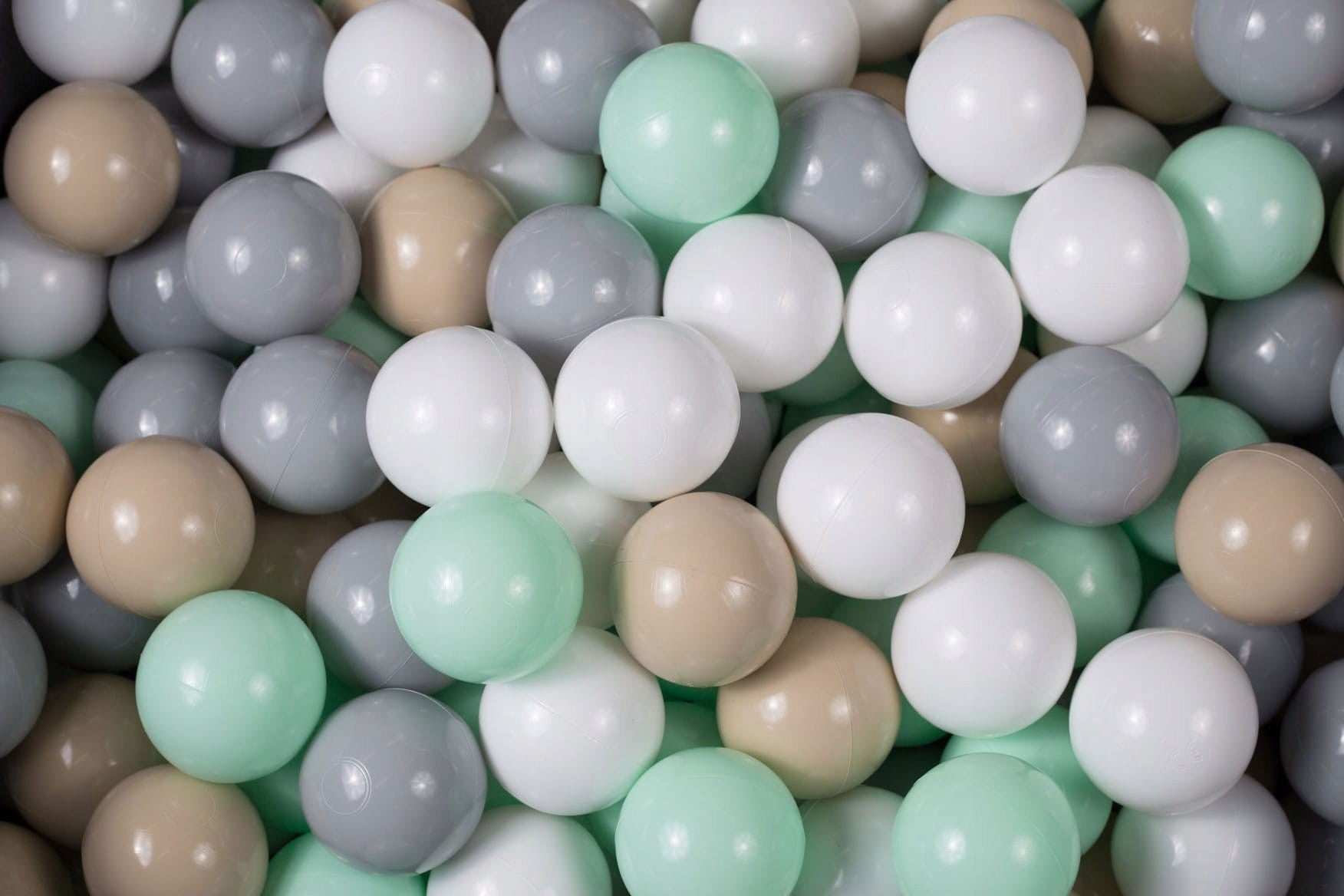 MEOWBABY SET OF PLASTIC BALLS FOR DRY POOL 7CM, 300 PCS