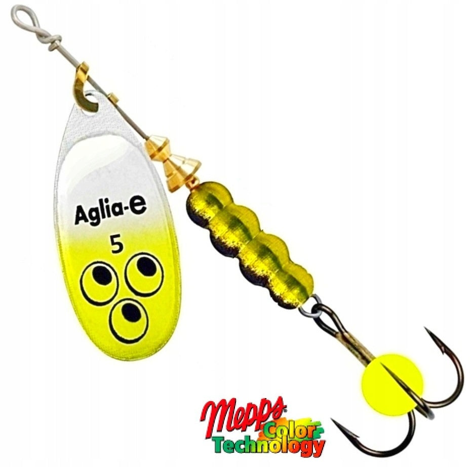 MEPPS AGLIA E-BRITE CHARTREUSE SILVER No. 5 - 13g