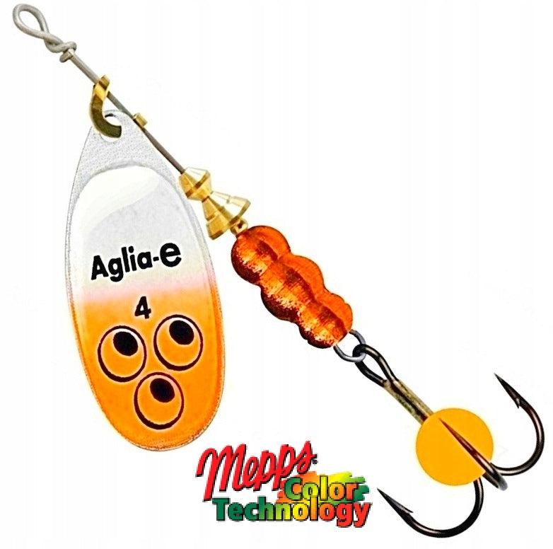 MEPPS AGLIA E-BRITE ORANGE SILVER Size 4 - 9g