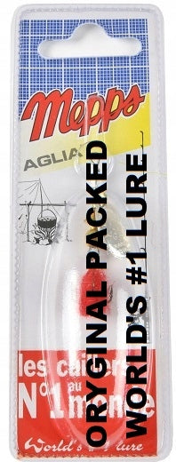 MEPPS AGLIA LONG CAST No. 5 / 24 g SILVER - THE ORIGINAL PACKED - WORLD'S #1 LURE Packaging status original
