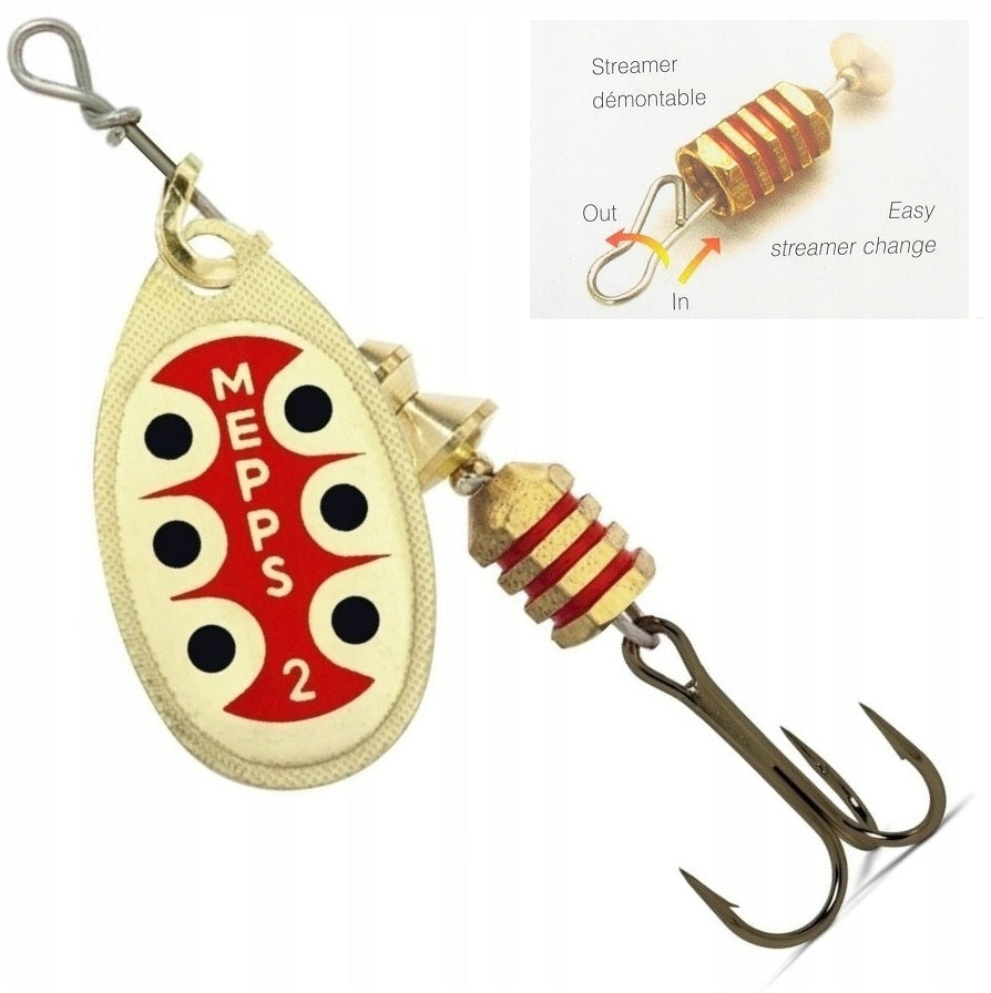 MEPPS AGLIA TW GOLD Nr.2 / 4,5gr THE ORIGINAL PACKED WORLD'S #1 LURE