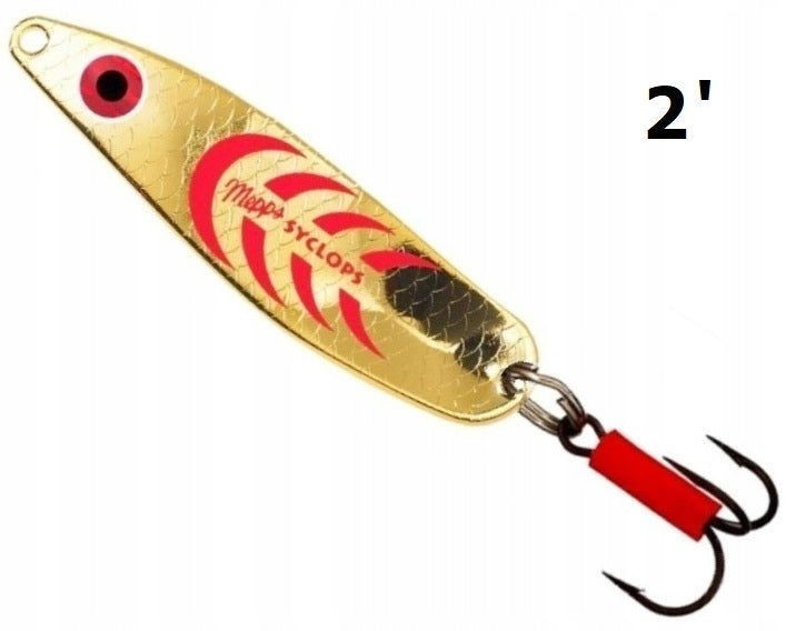 MEPPS SYCLOPS GOLD RED 2' 7.5 cm / 17gr THE ORIGINAL PACKED WORLD'S #1 LURE