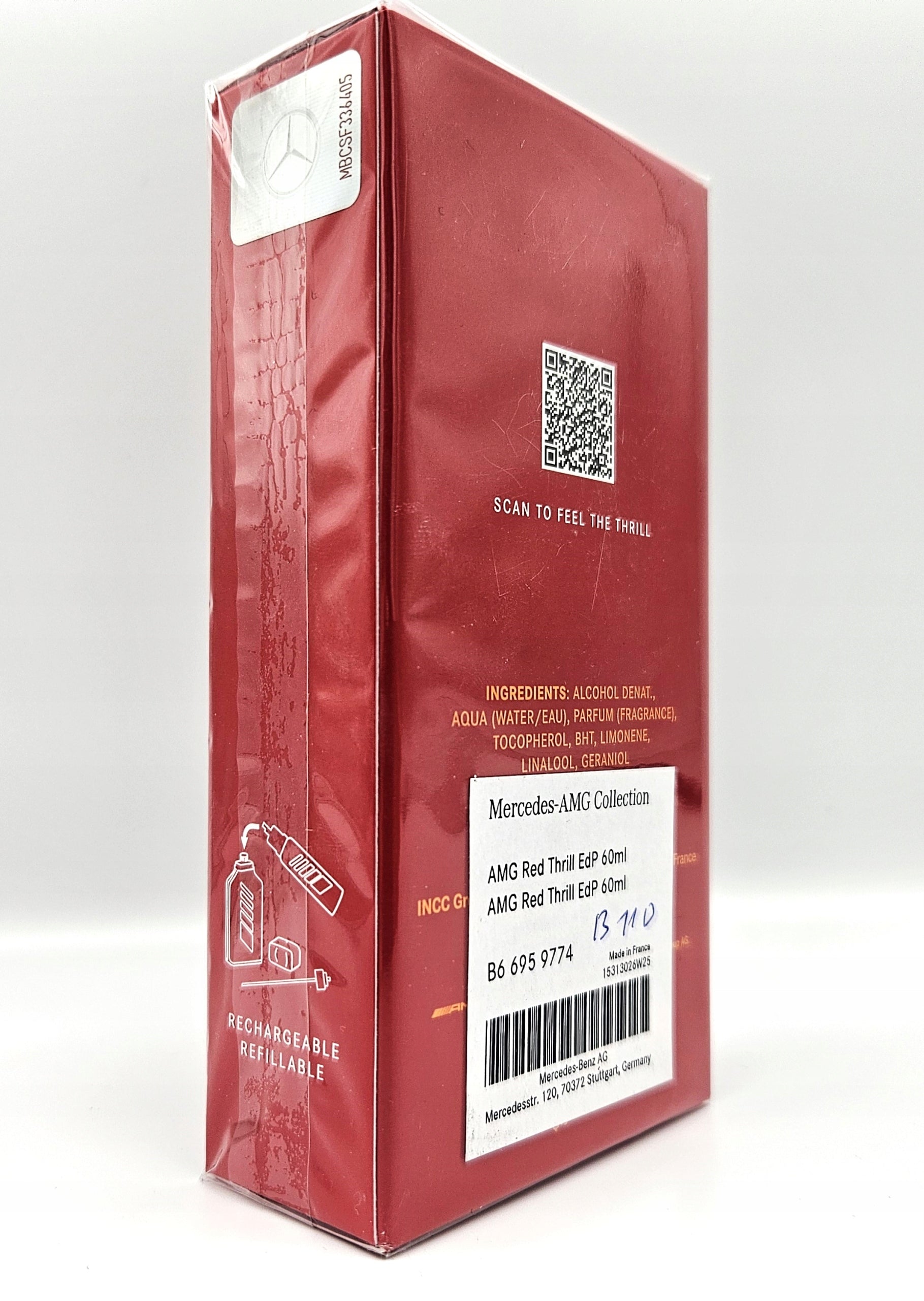 MERCEDES-BENZ AMG Red Thrill Perfumed Water 60ml Manufacturer code B66959774