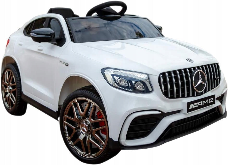 MERCEDES BENZ GLC 63S AUTO BATTERY OPERATED LEATHER PILOT 4x4 SOFT EVA WHEELS