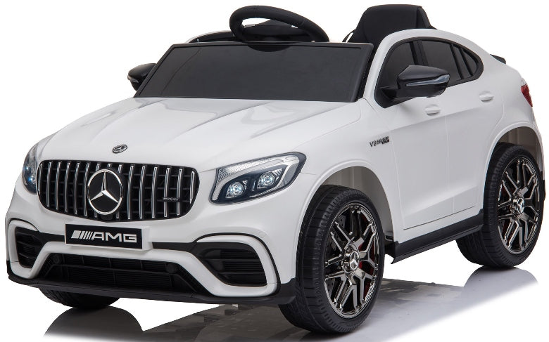 MERCEDES BENZ GLC 63S AUTO BATTERY OPERATED LEATHER PILOT 4x4 SOFT EVA WHEELS