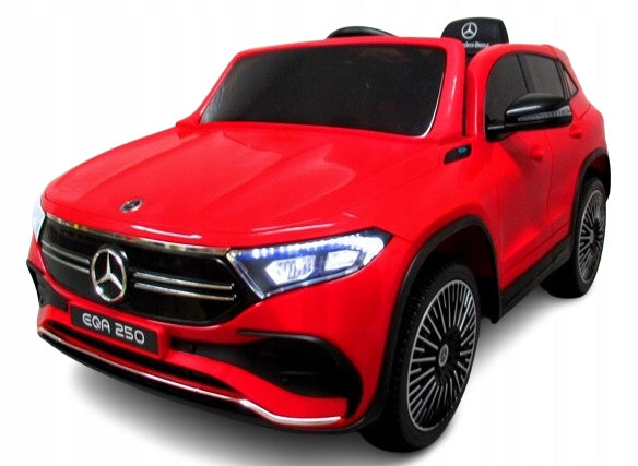 MERCEDES EQA250 Battery-operated car 2 motors PILOT EVA LEATHER ROCKER