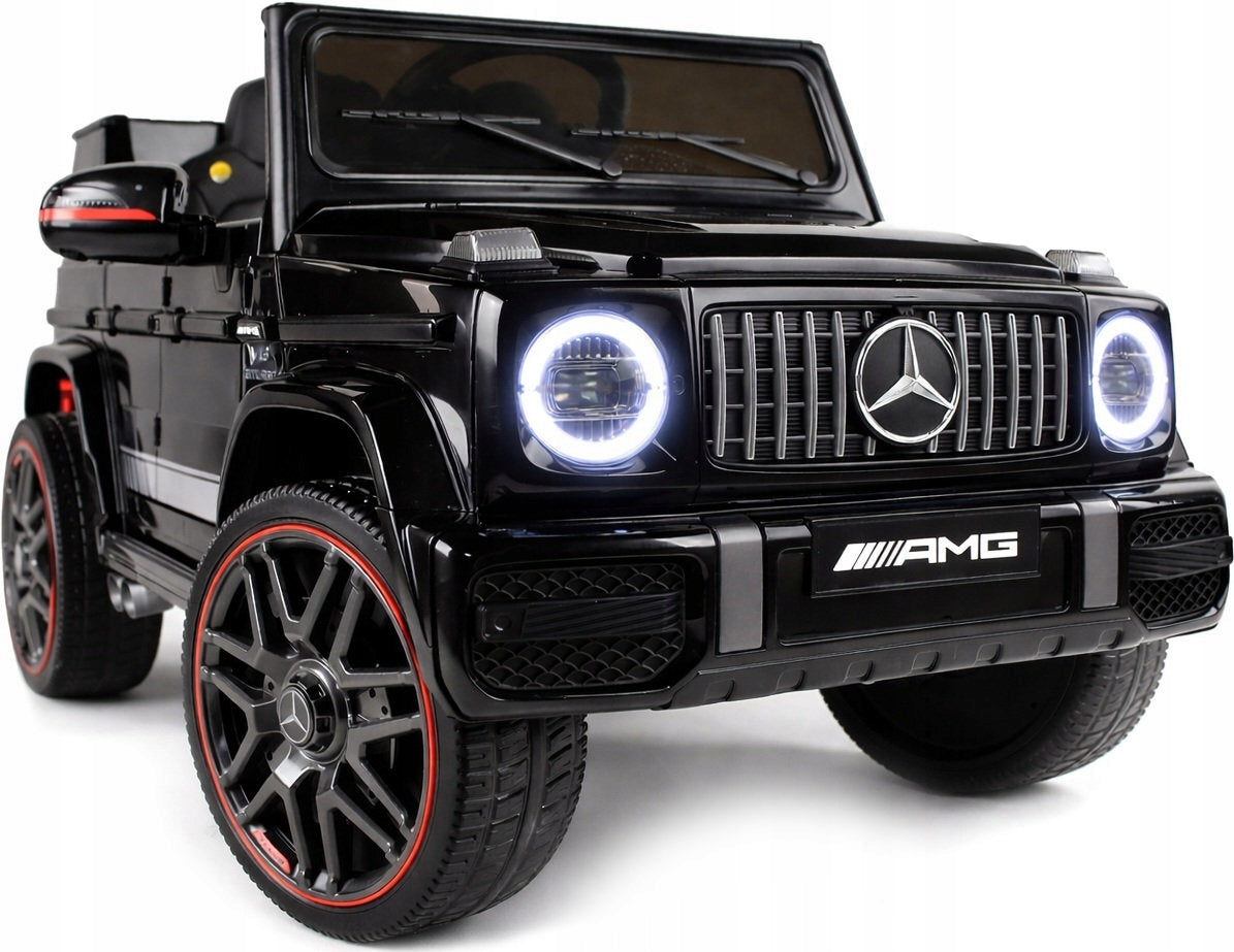 MERCEDES G63 4x4 180W LEATHER, EVA Auto Battery Operated, 12v 9ah, LED, Remote Control