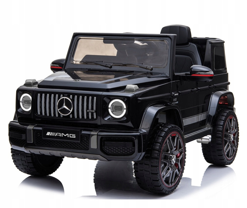 MERCEDES G63 AUTO BATTERY OPERATED LEATHER PILOT 12V7Ah CAR 4-ENGINES 4x4
