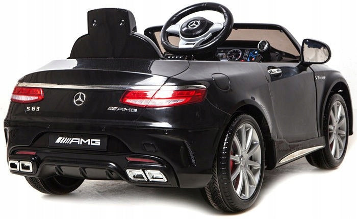 Elektroauto für Kinder Mercedes S63 AMG, schwarz 