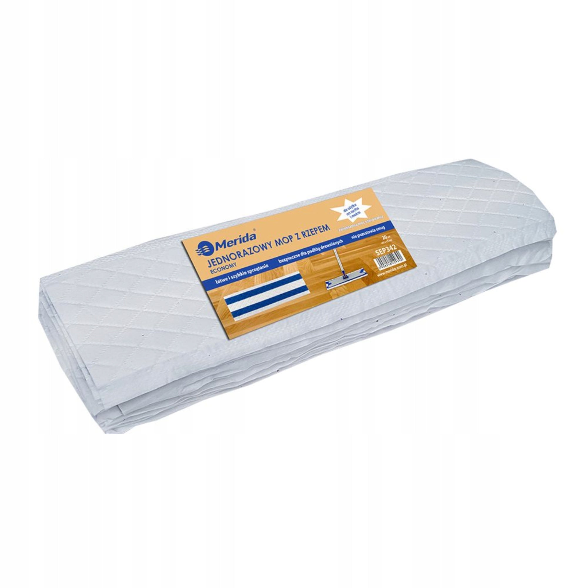 MERIDA DISPOSABLE VELCRO MOP 43 x 13 cm 20 PCS, SEP342
