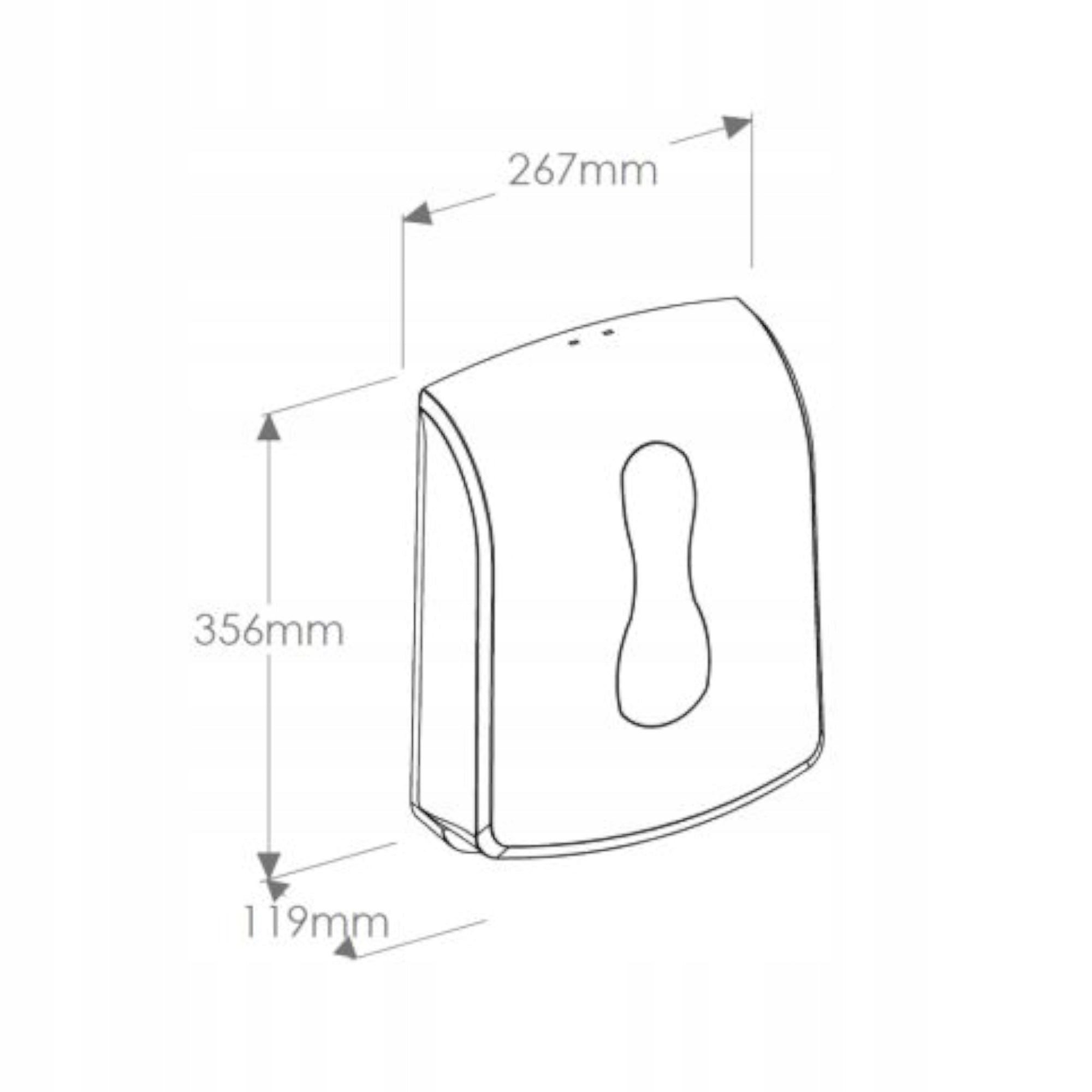 MERIDA ONE CONTAINER FOR FOLDING PAPER TOWELS, AEB101 EAN (GTIN) 5908248129123