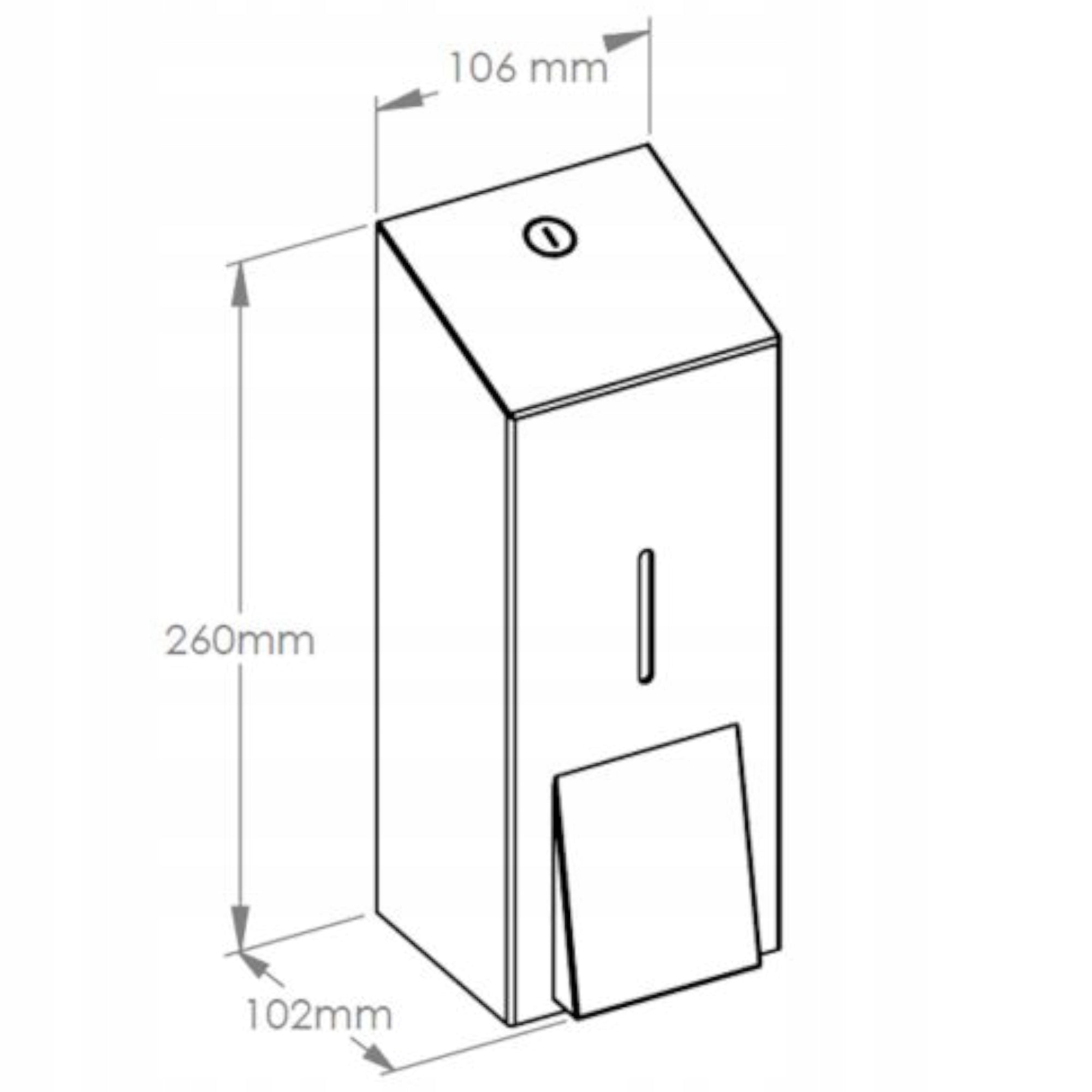 MERIDA STELLA LIQUID SOAP OR HAND CREAM DISPENSER CARTRIDGES 800 ML DSM306 EAN (GTIN) 5908248118332
