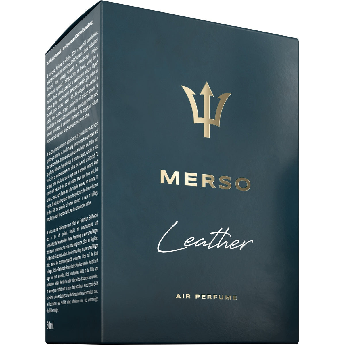 MERSO LEATHER 50ml Perfume for car and interior - unisex fragrance Manufacturer's catalog number MER003