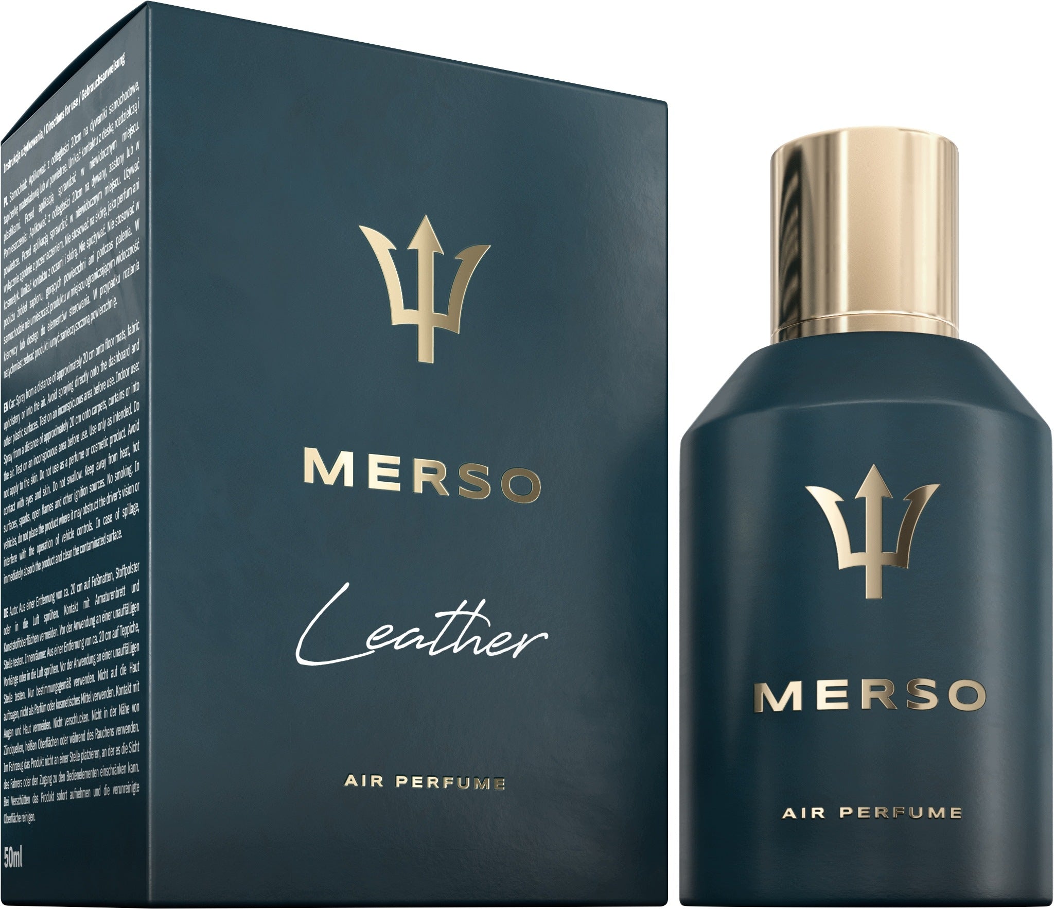 MERSO LEATHER 50ml Perfume for car and interior - unisex fragrance
