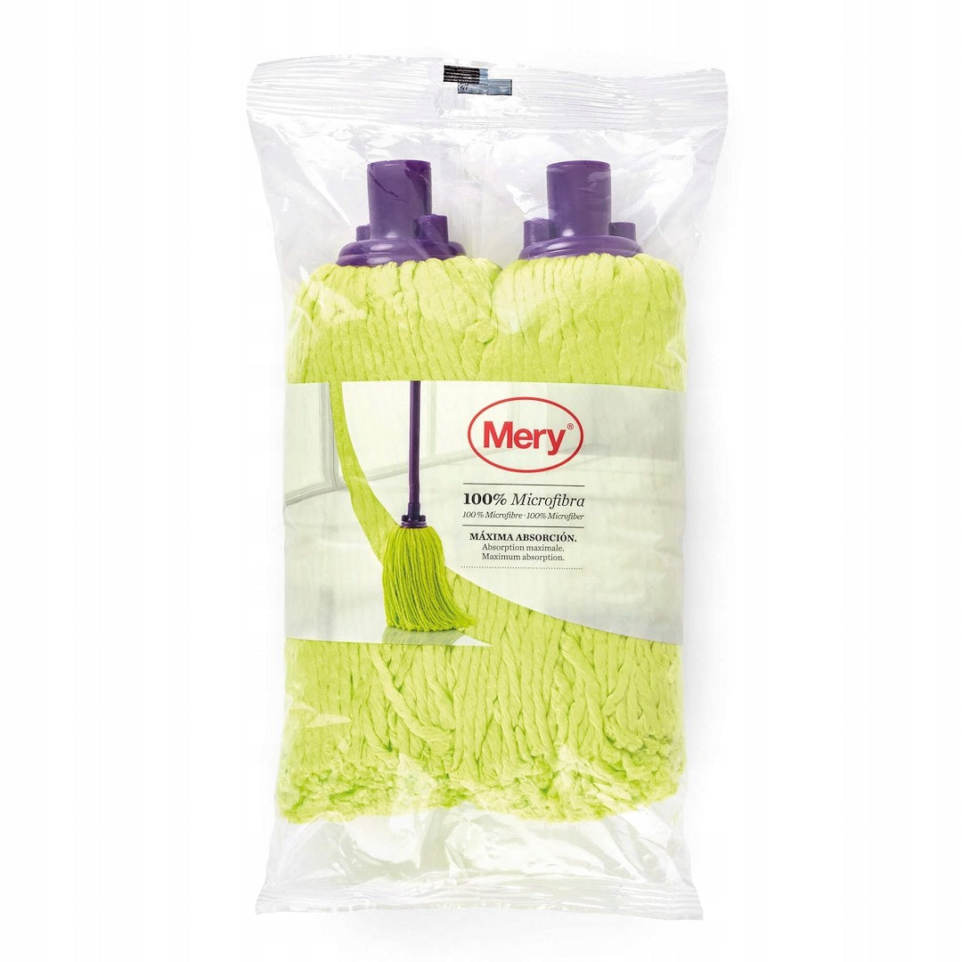 MERY Set of 2 Microfiber Mop Tips Packaging status original