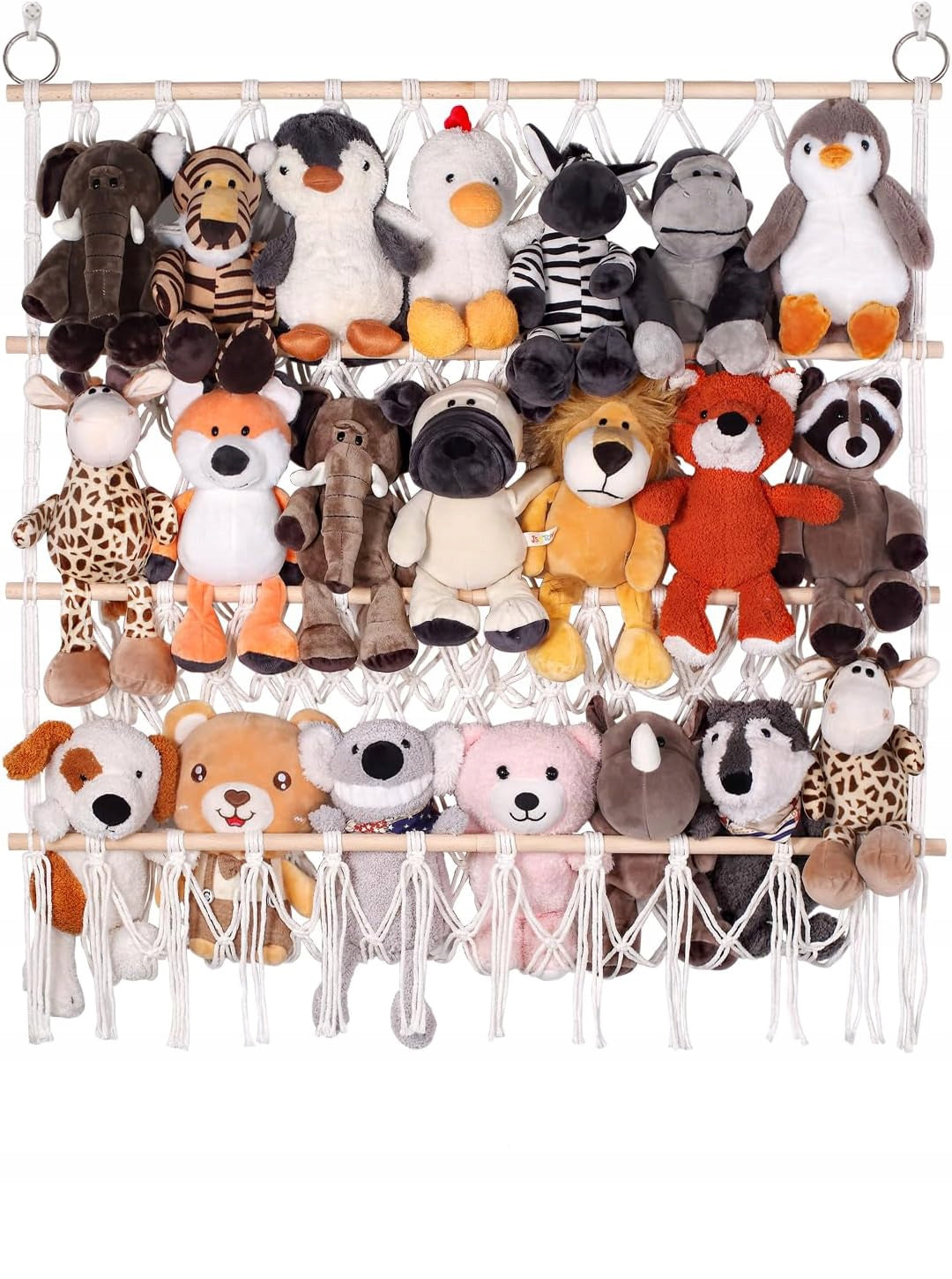 MESH HAMMOCK FOR STORAGE HANGING SHELF FOR PLUSH TOYS TOYS STUFFED ANIMALS