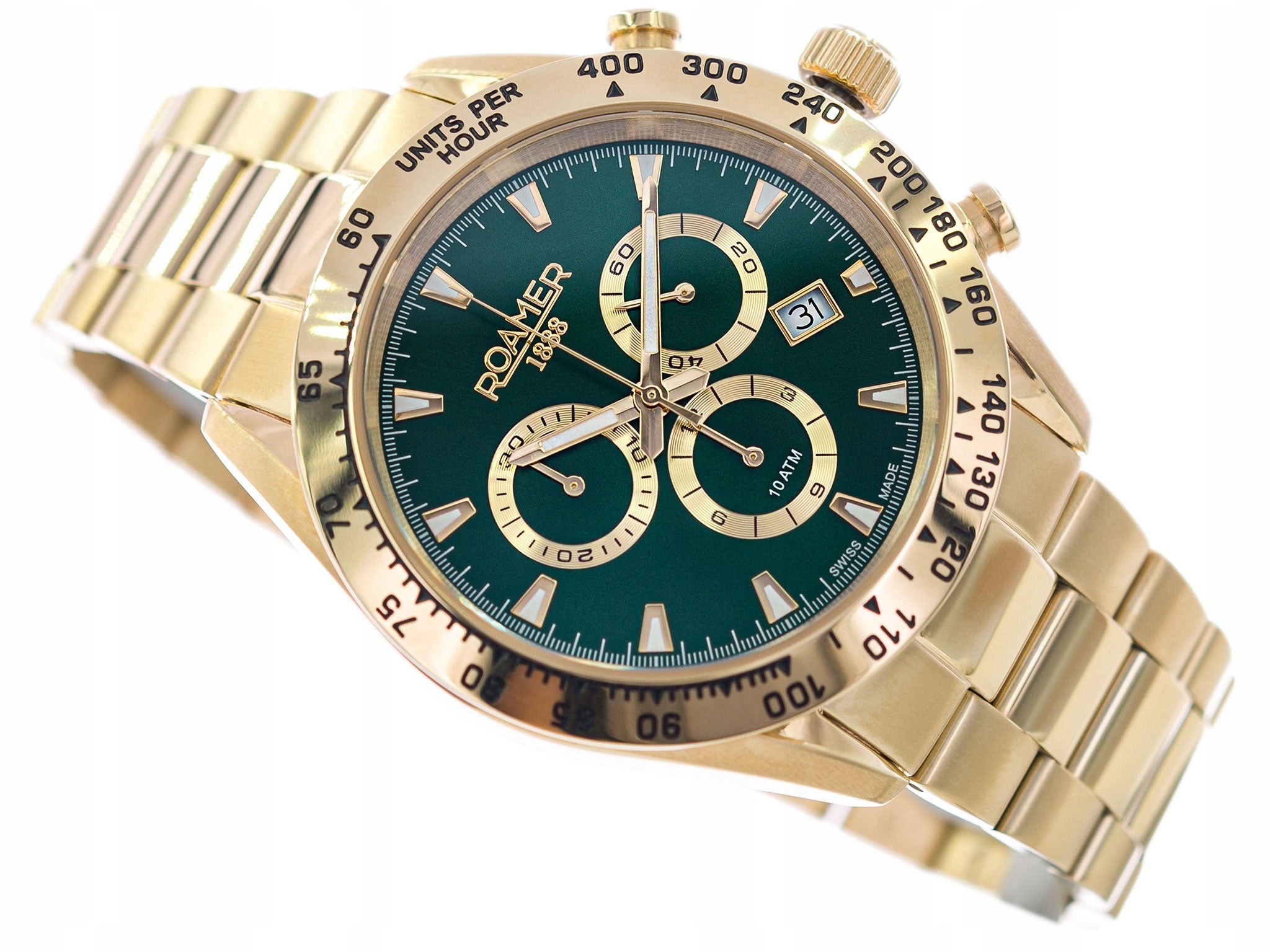 Roamer Monza 100 850837487520 Herrenuhr Chro 